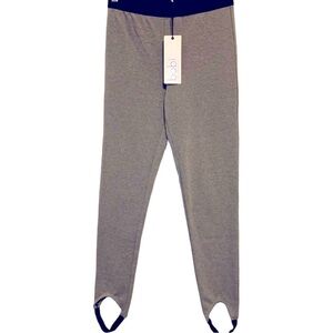 BOBI LA 🆕 Charcoal Gray STIRRUP LEGGINGS Designer leggings NWT